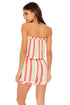 Luli Fama Playtime STRAPLESS RUFFLE ROMPER
